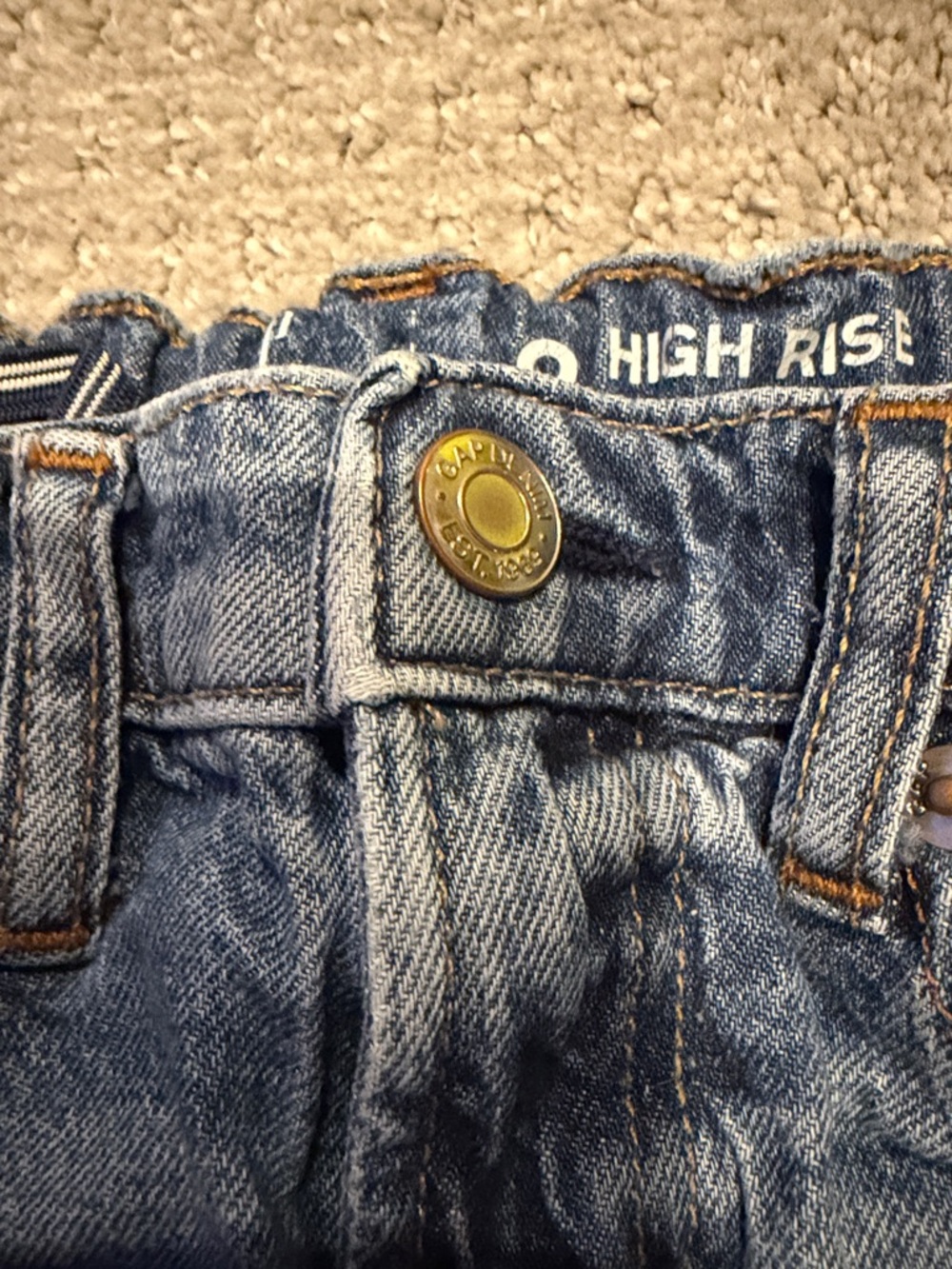 GAP Kids Distressed Blue Denim Jeans - Picture 4 of 6